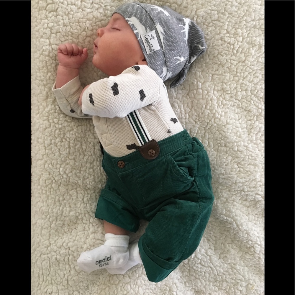 Janie and Jack Boy Corderoy Pants Suspenders